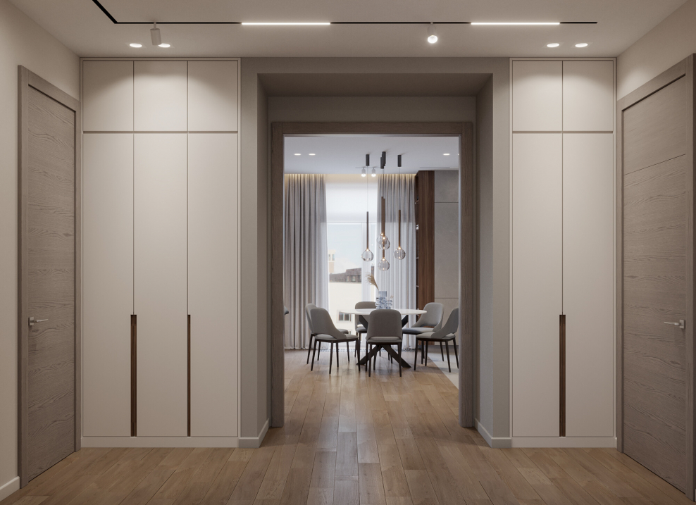 Обои в длинный коридор