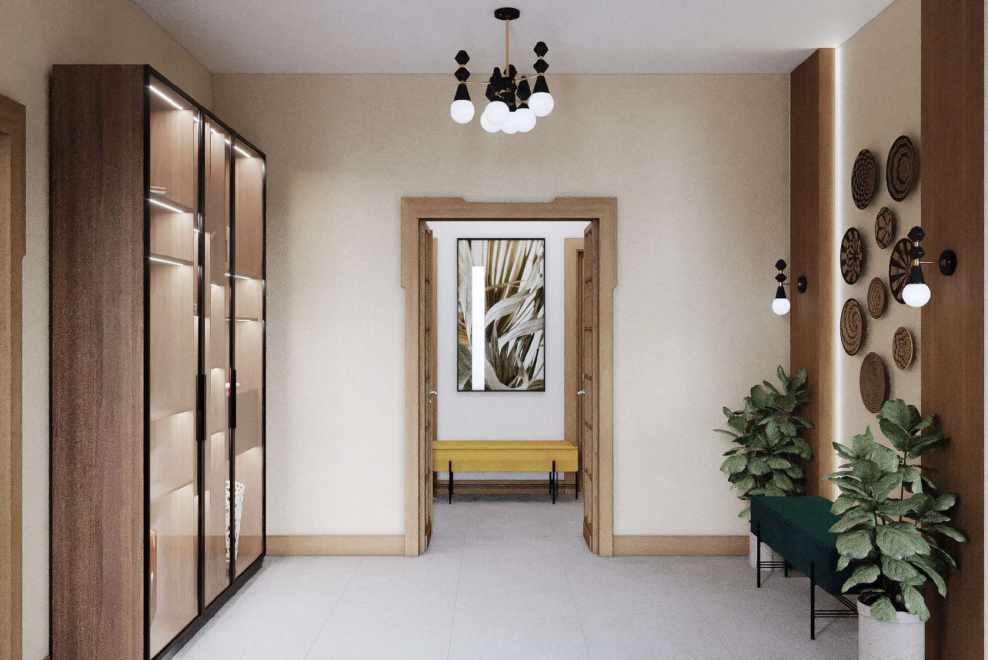 Дизайн проект квартиры Лесная