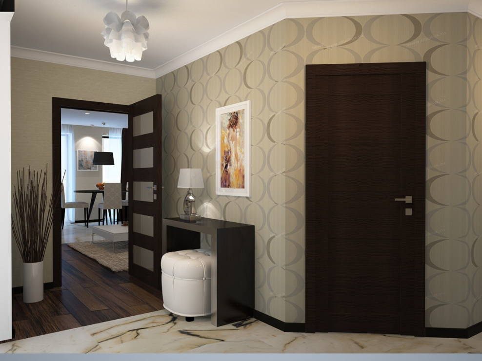 Квартира п44 в стиле лофт