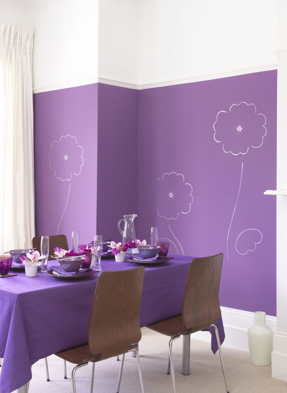 Фиолетовая спальня