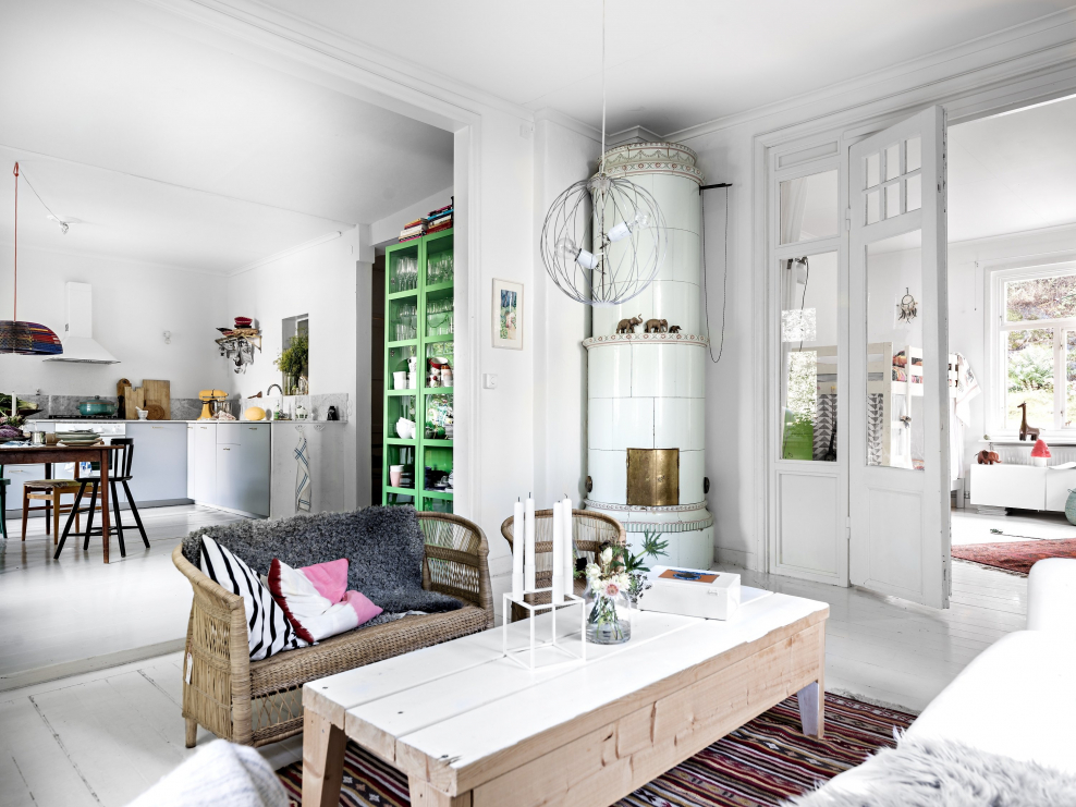 Гостиная в скандинавском стиле