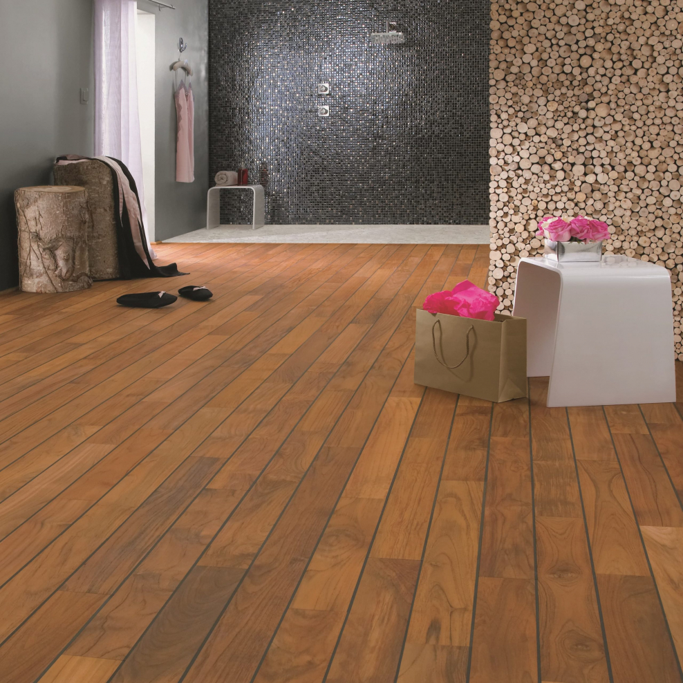 Паркет для влажных помещений Navylam+ тик 300