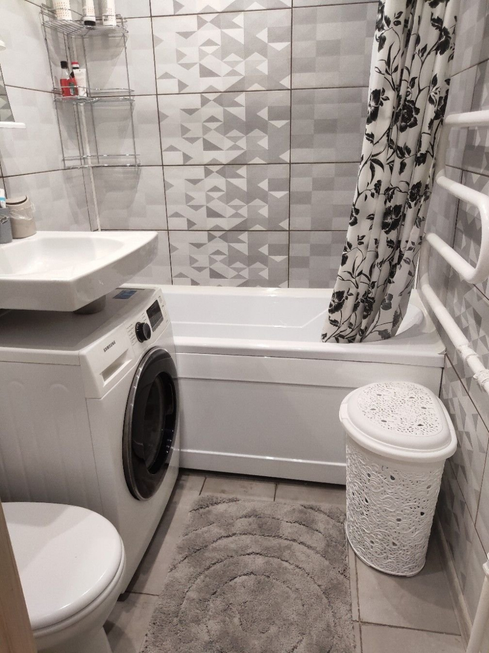 Хрущевка совмещенный санузел 3кв плитка Шервуд