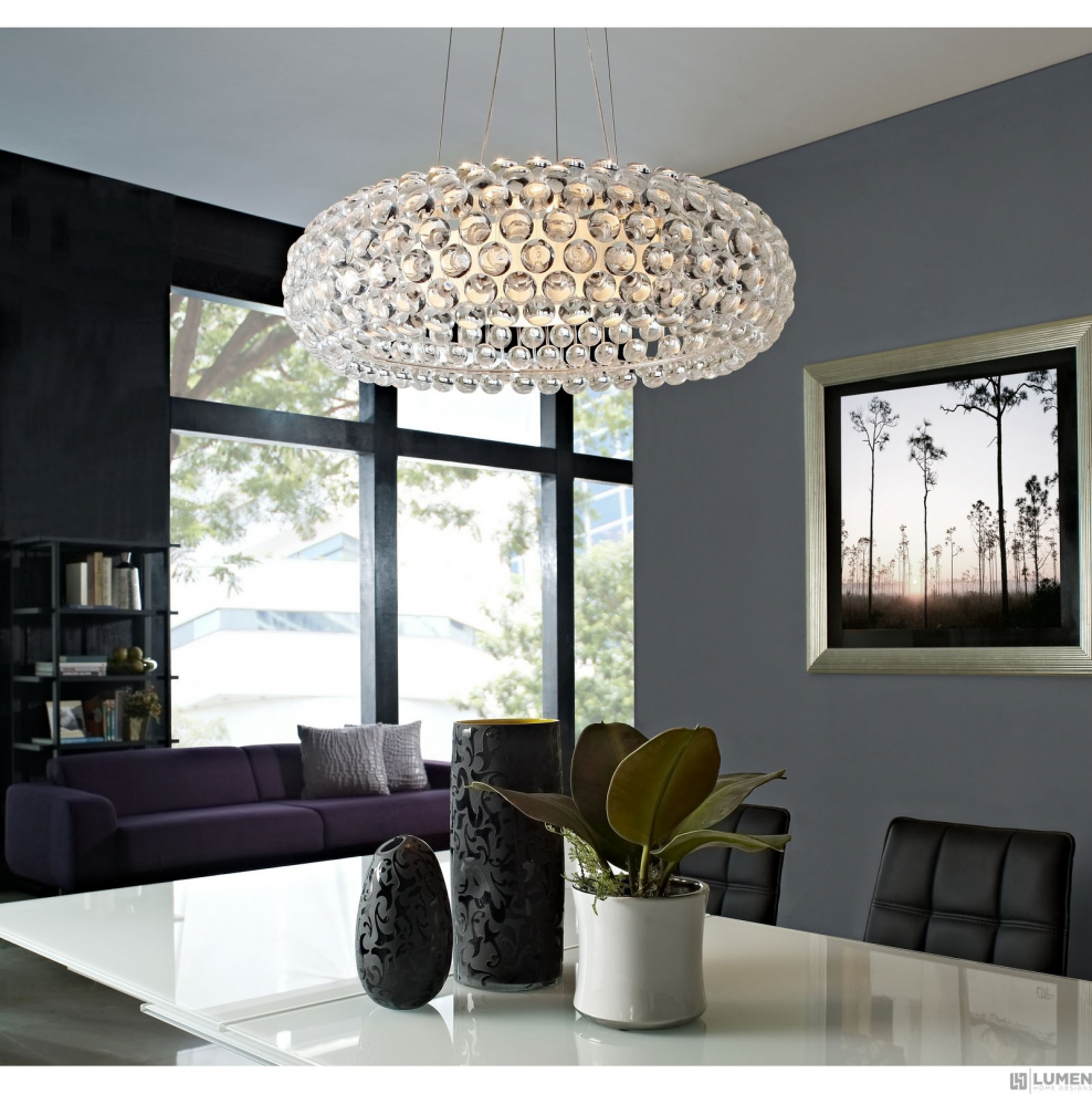 Люстра Foscarini Caboche Clear d50