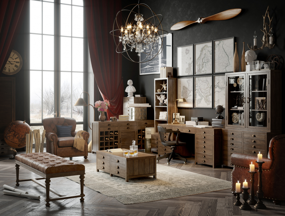 Винтажный стиль в интерьере