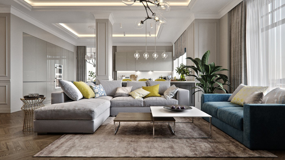 Дизайнерская гостиная 2020