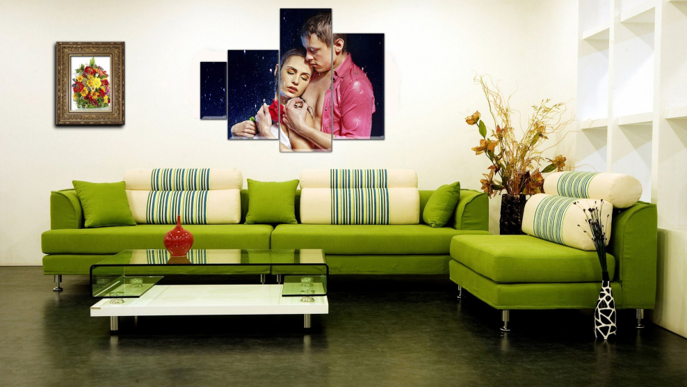 Экостиль шторы в интерьере