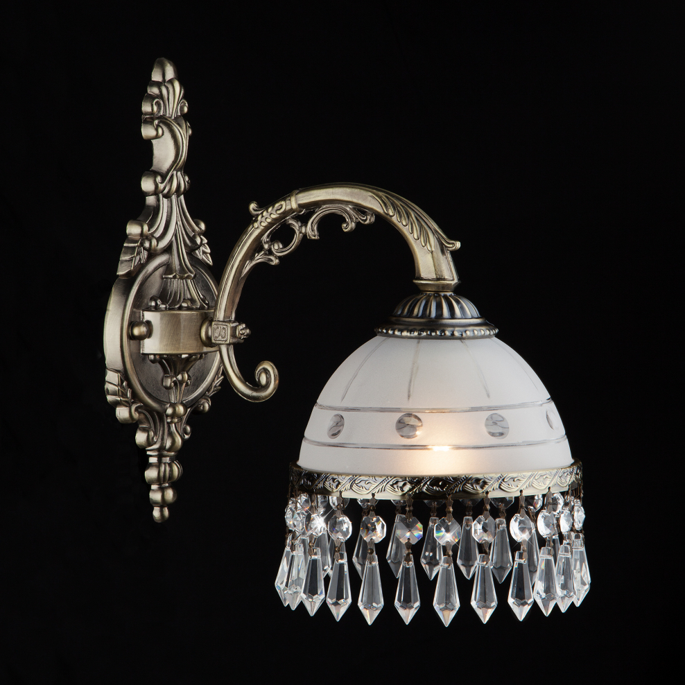 Бра Евросвет 60087/1 античная бронза, е14*1, 60 Вт