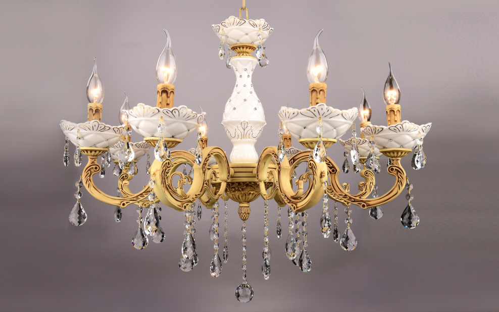 Хрустальная люстра Ампир