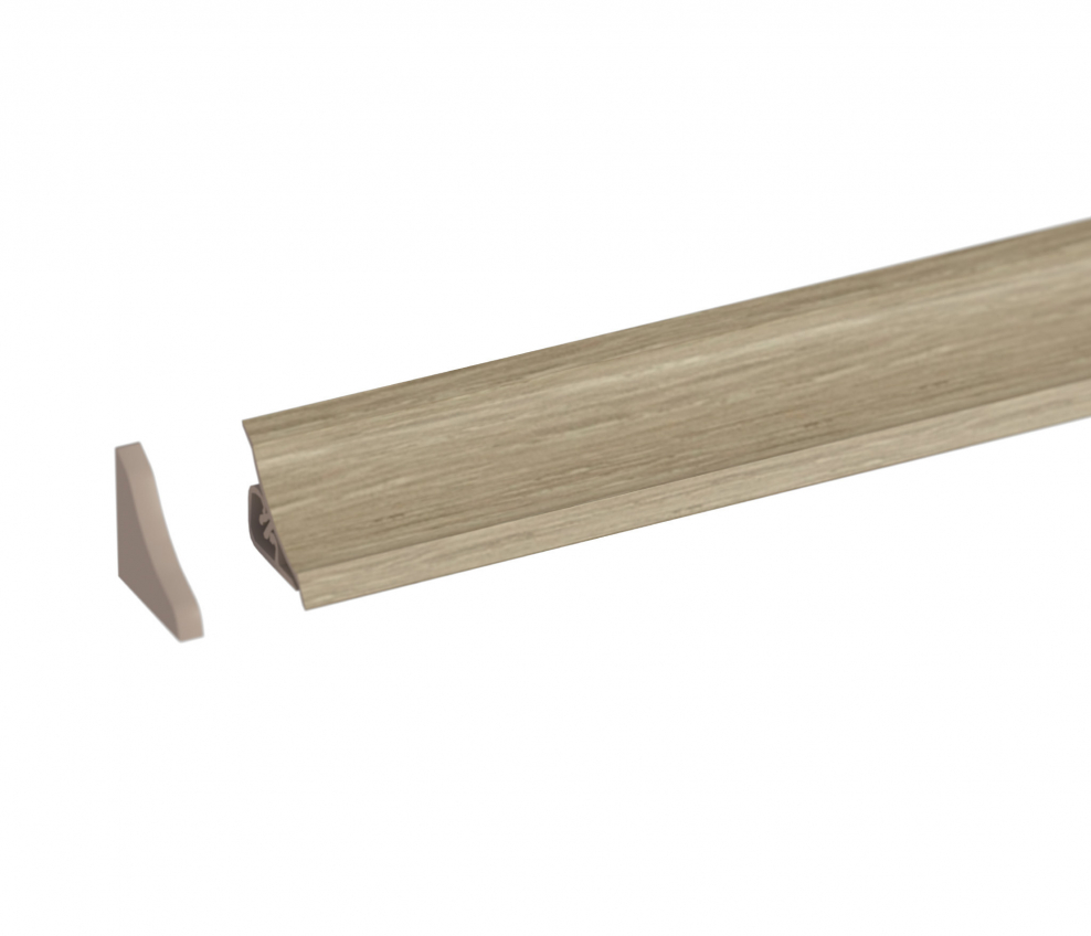 Плинтус для столешниц 3м "дуб выбеленный" lb-231-6084