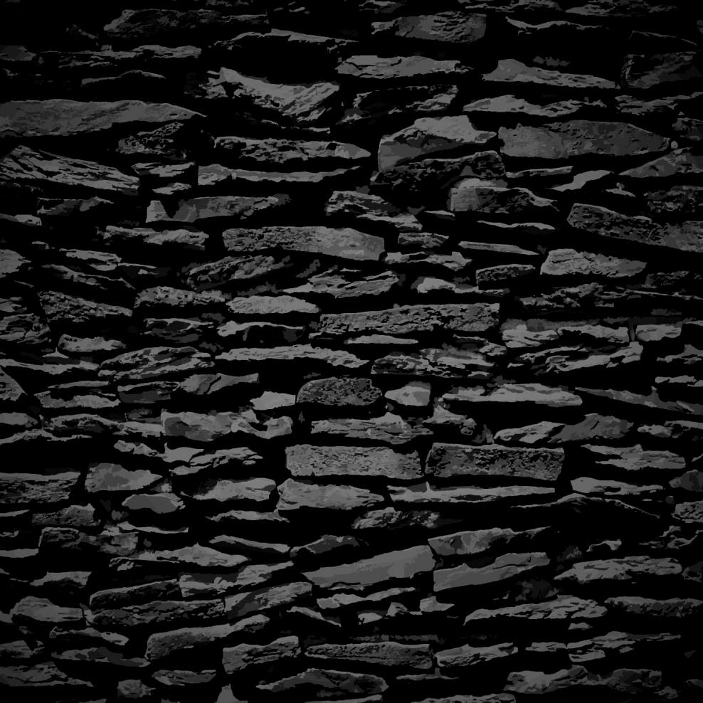 Темная каменная кладка