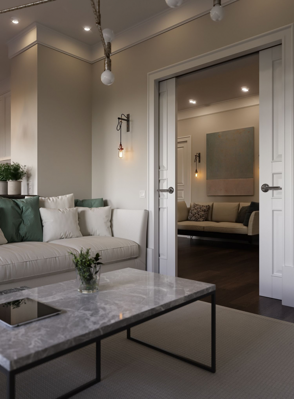 Реальные интерьеры в современном стиле