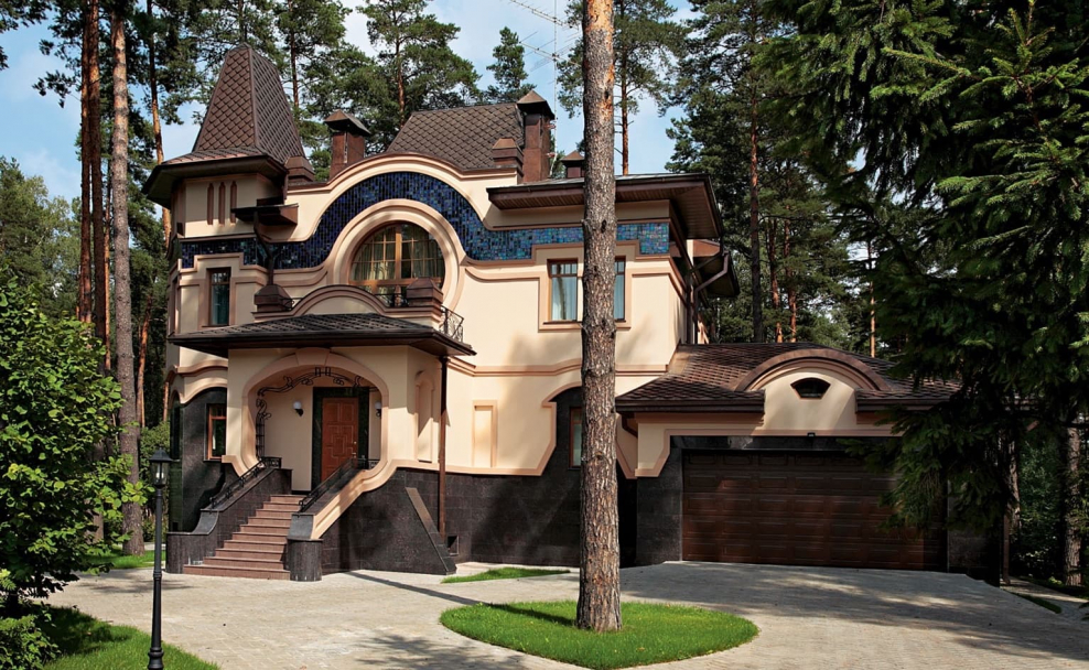 Особняк на Рублевке в готическом стиле