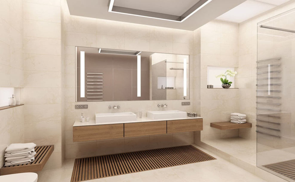 Санузел в стиле Контемпорари