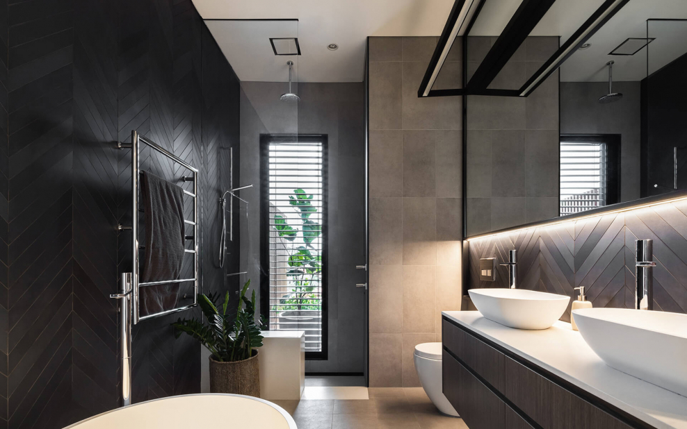 Современный дизайн ванной Раздельной