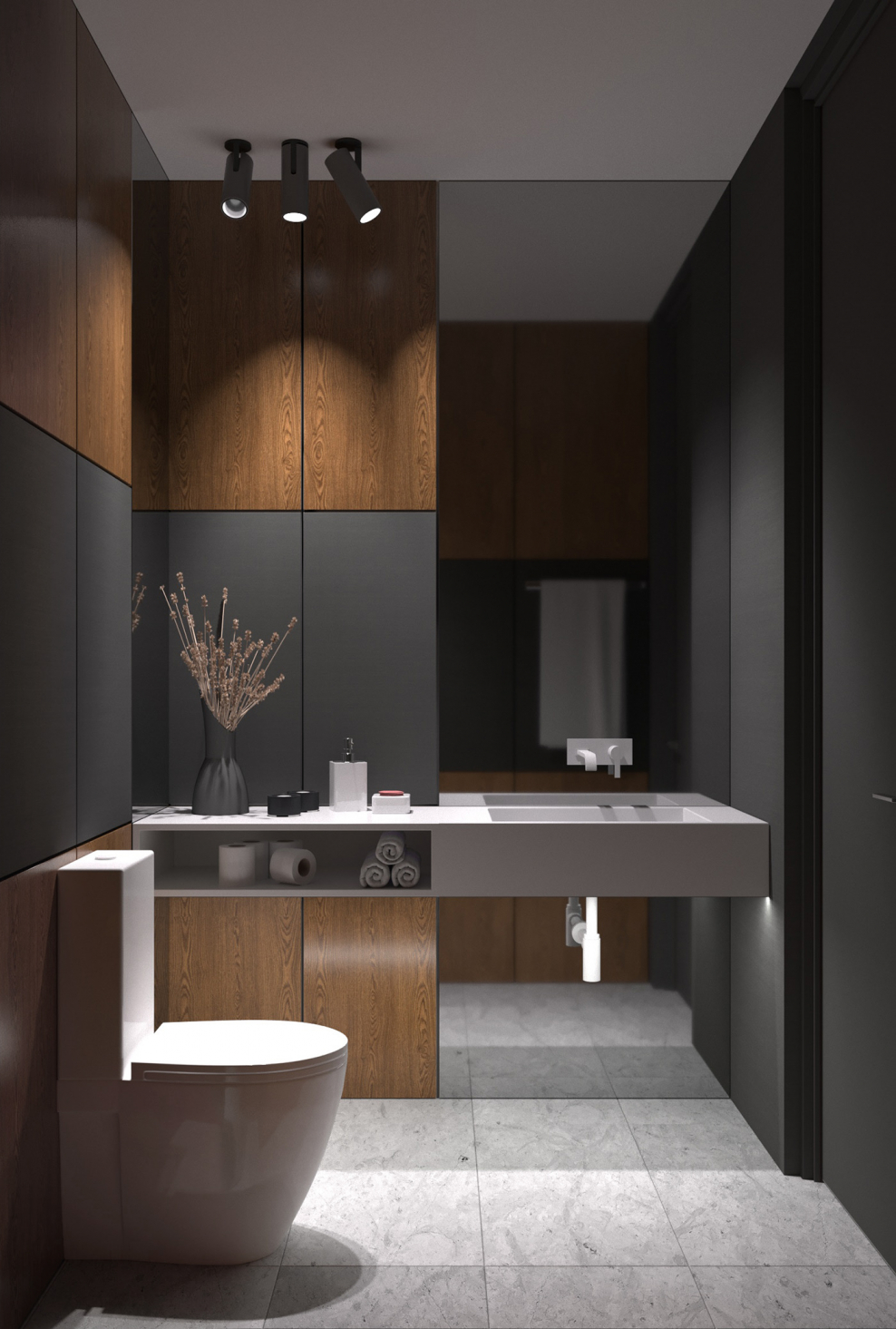 Ванная в стиле Контемпорари