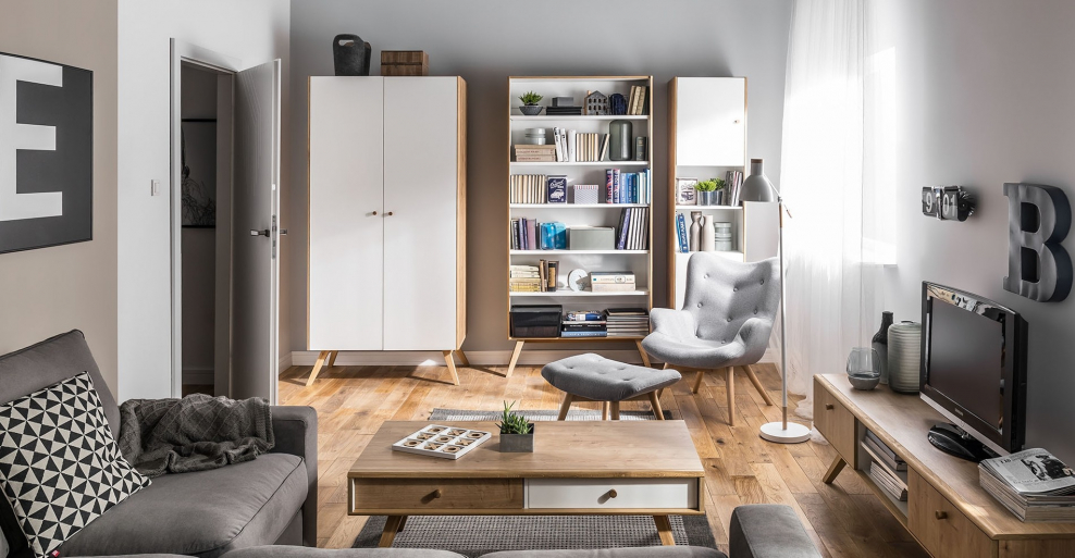 Стенка в скандинавском стиле