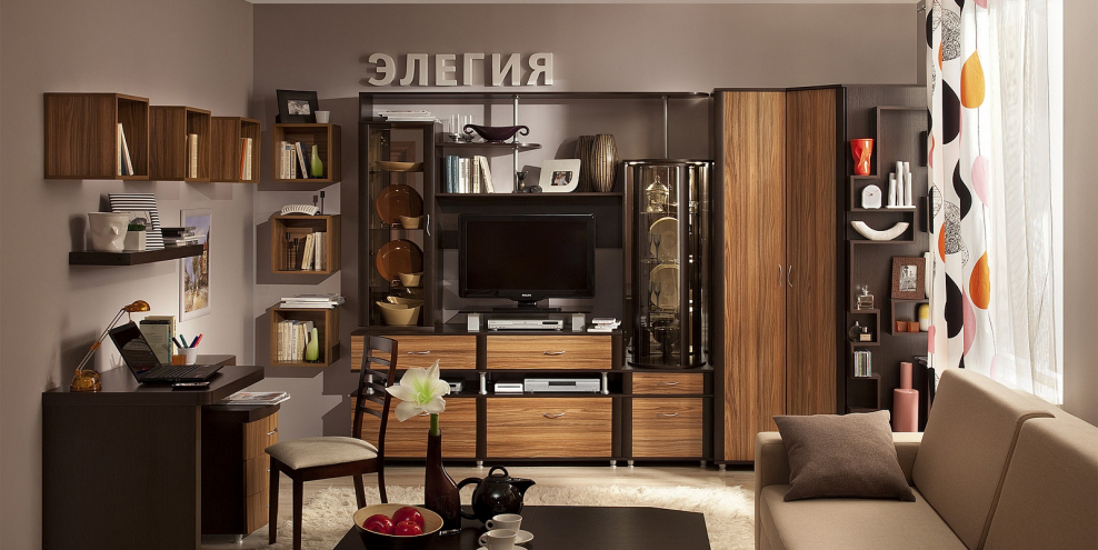 Стенка в гостиную Глазовская мебельная фабрика