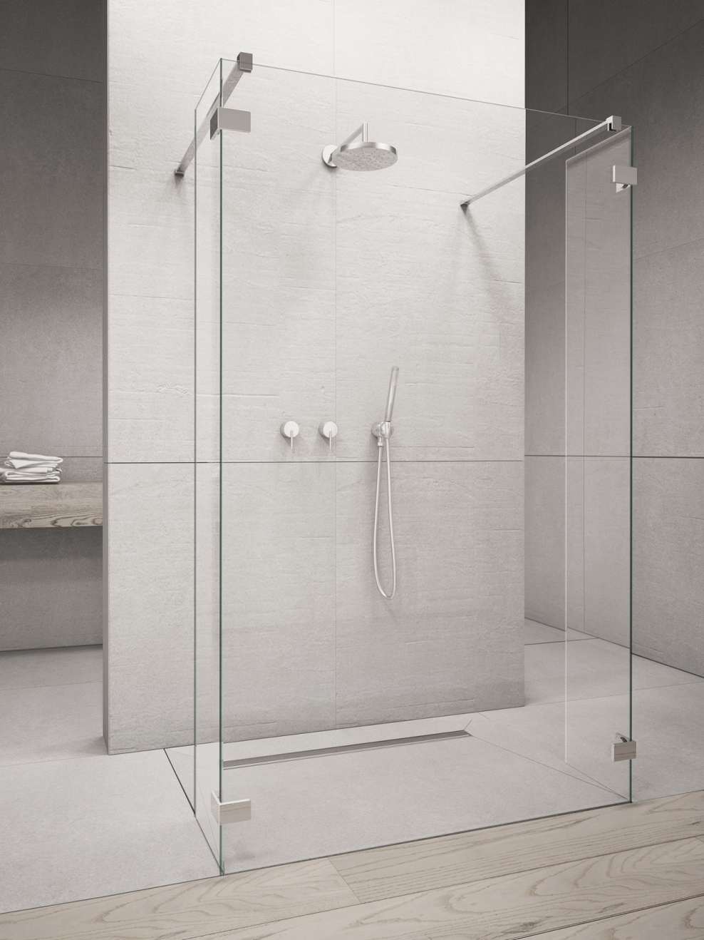 Душевая перегородка Radaway walk-in v 110 *110см