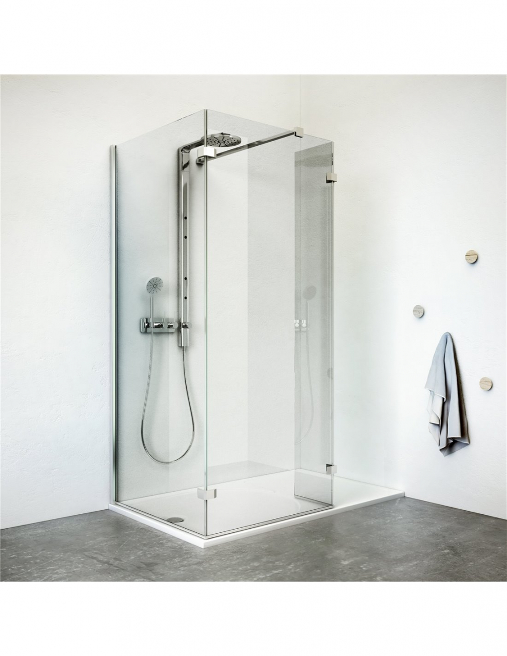 Душевое ограждение Roltechnik walk in line walk a 120x30x203