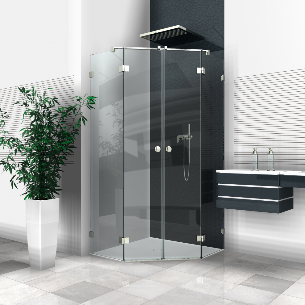 Душевая стеклянная Титан 1200