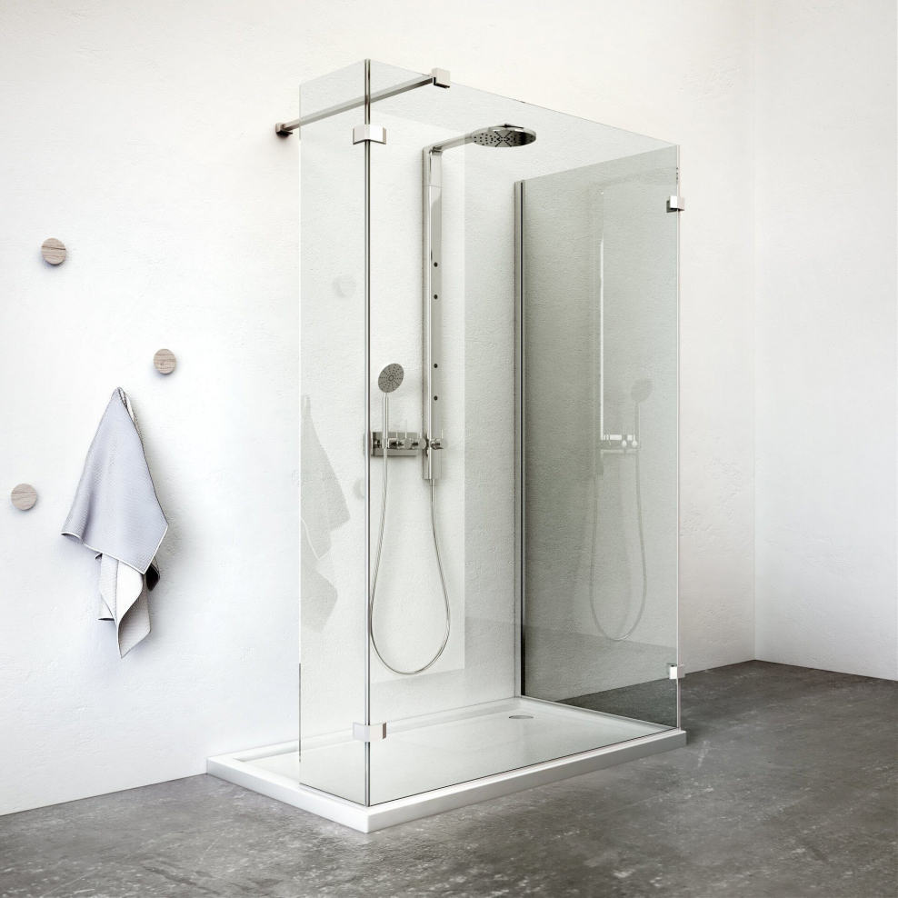 Walk in душ ограждение/SP-90-C-B(90см*195см) bas