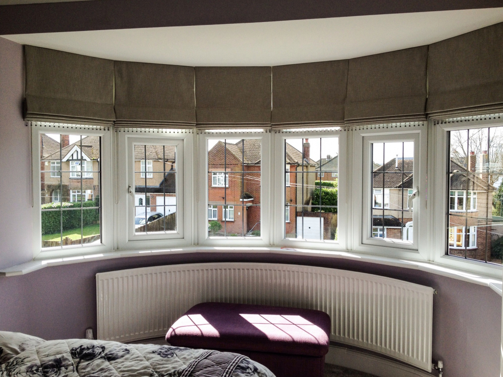 Римские шторы на панорамные окна