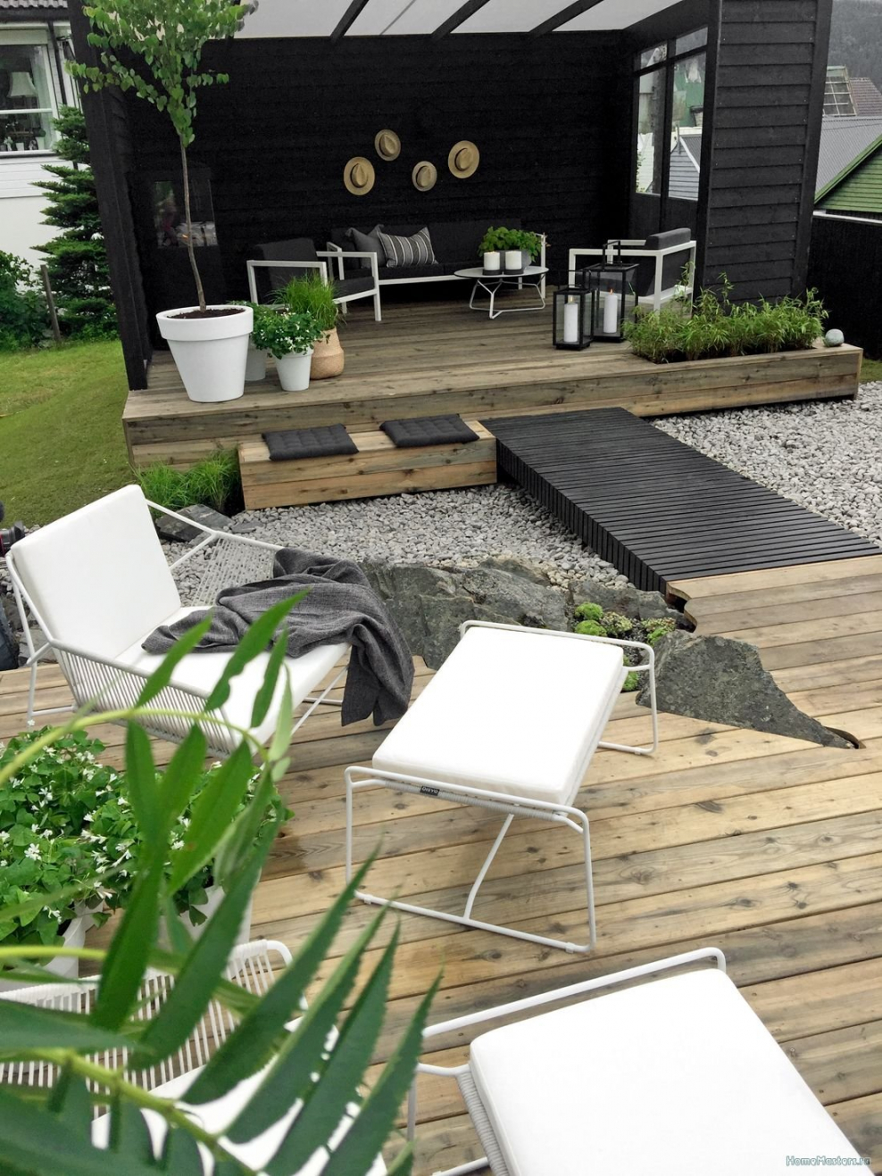 Сад в скандинавском стиле