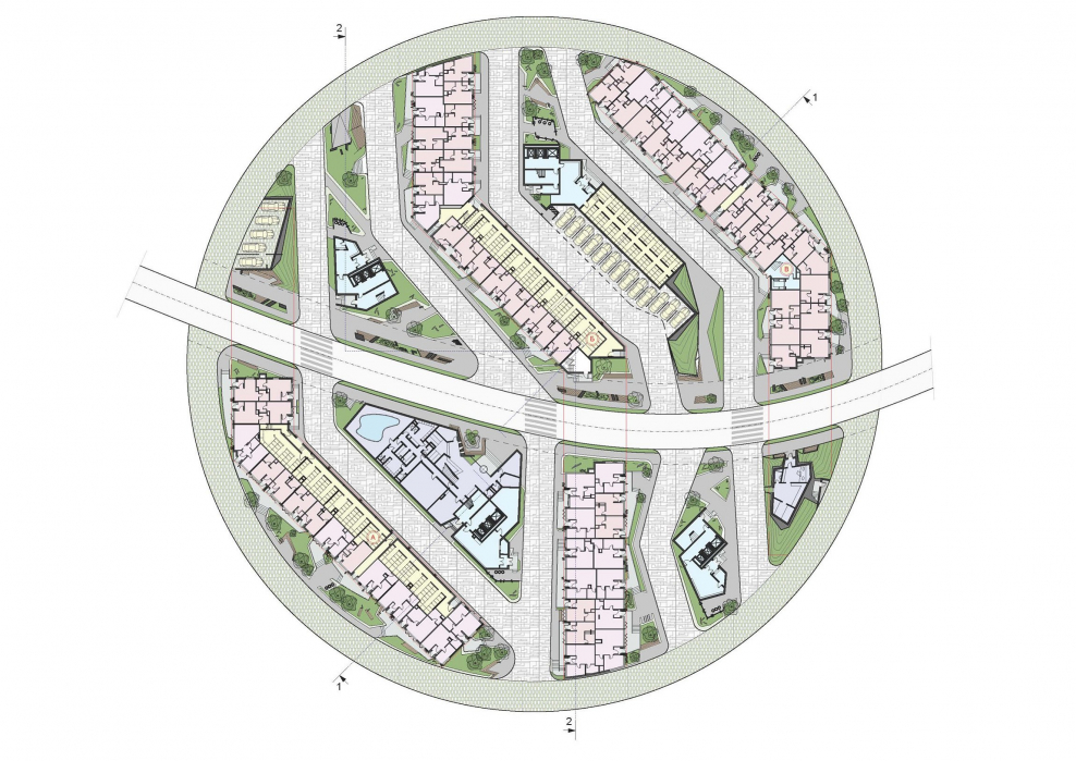 Кампус туринского университета генплан