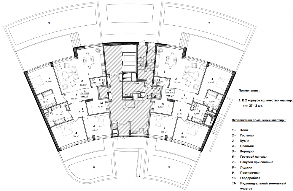 ЖК Сколково парк планировки
