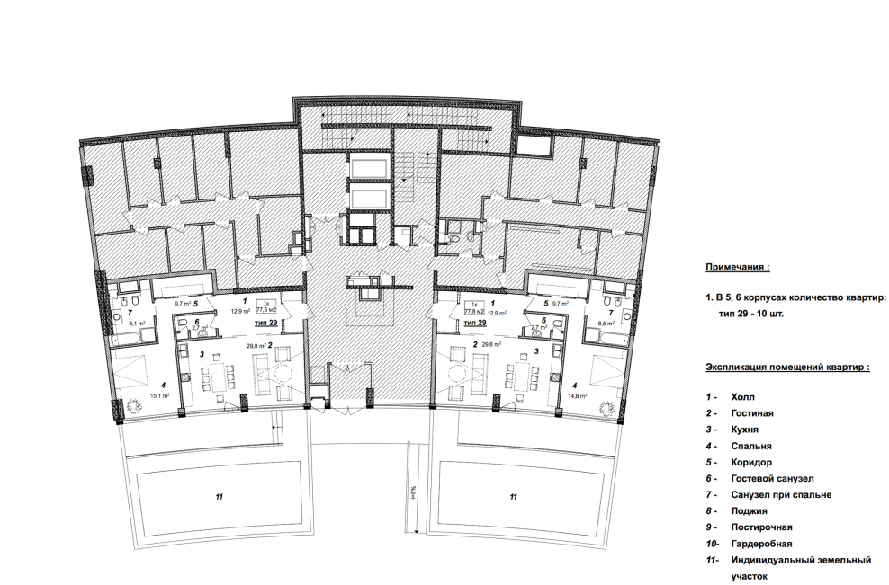 ЖК Сколково парк план