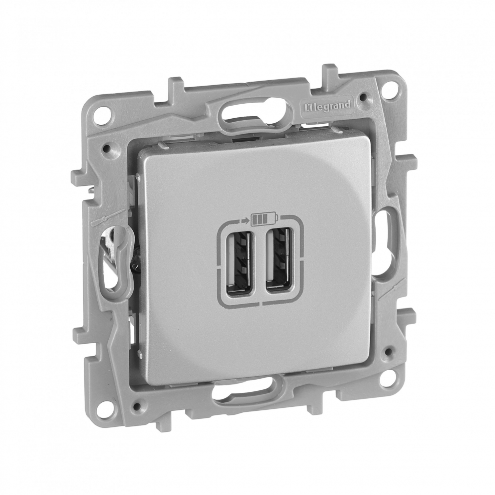 Розетка RJ-11 Legrand Etika, белый (672240)