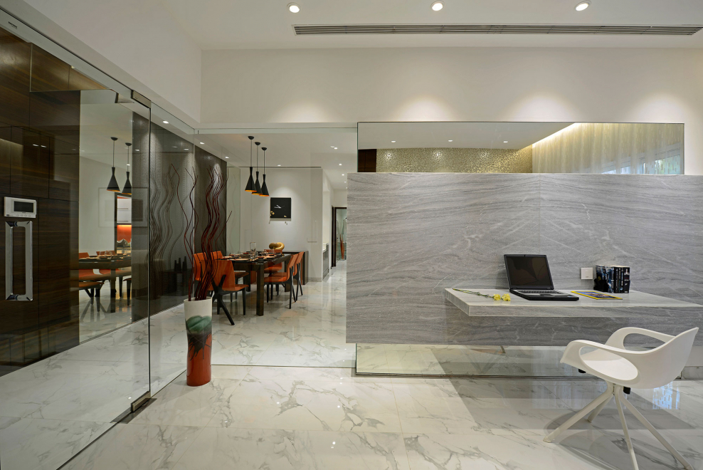 Мраморный пол в квартире