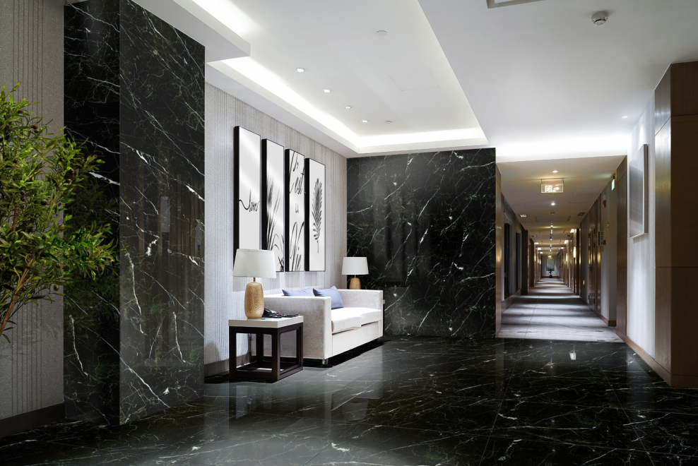 Керамогранит Siena granito Fury Black High Glossy 60x120