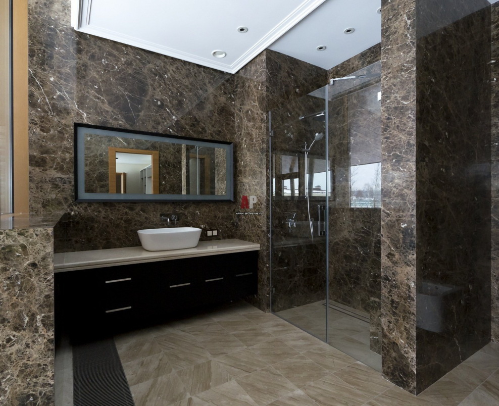 Ванная комната из натурального камня