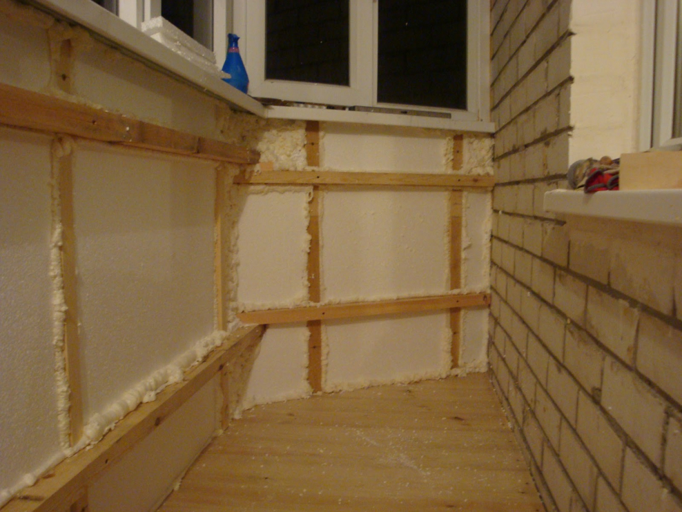 Теплоизоляция балкона