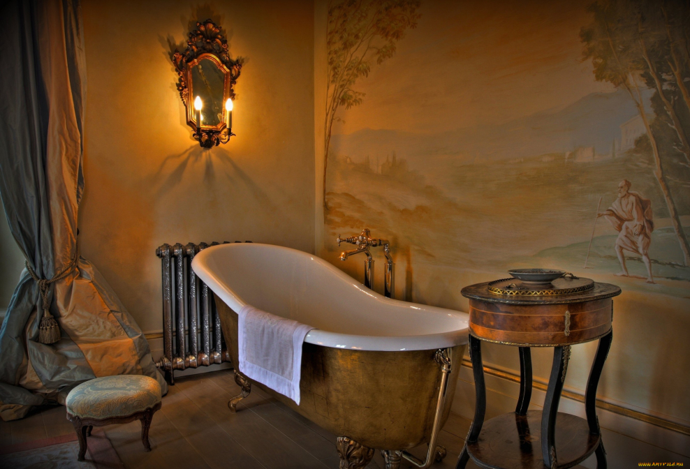Ванные комнаты в классическом стиле