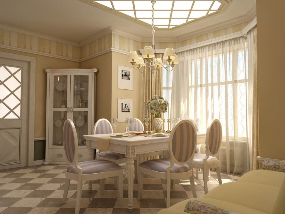 Столовая во французском стиле