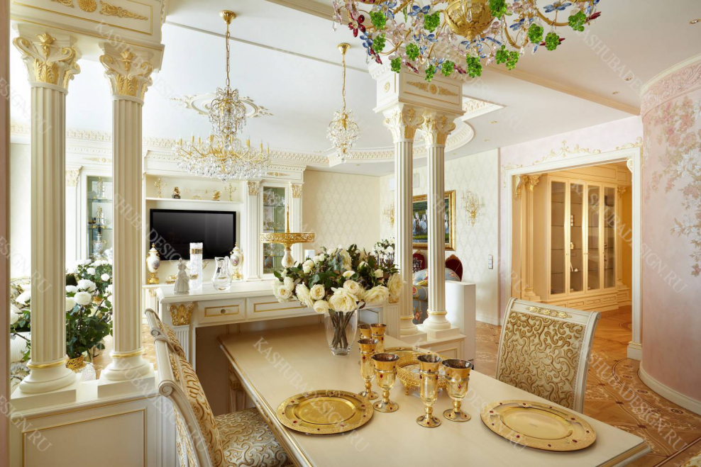 Гостиная в стиле Ампир