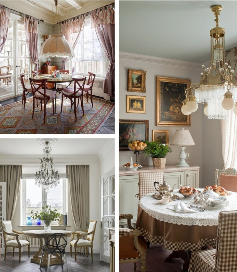 Интерьер гостиной в русском стиле