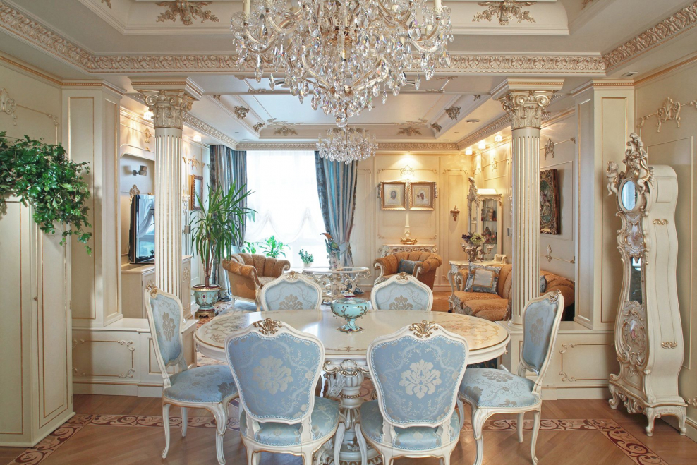 Гостиная в стиле рококо Барокко