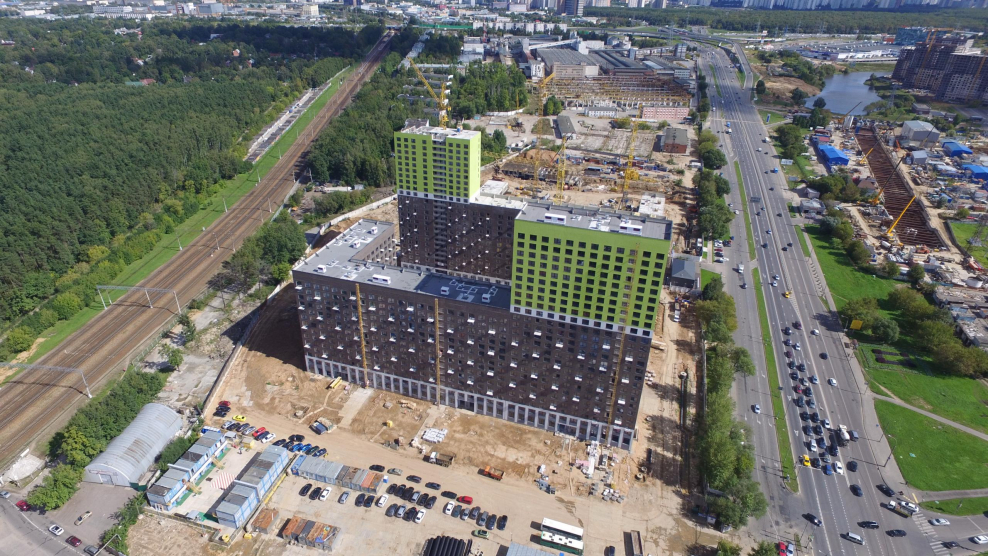 ЖК Мещерский лес вид сверху