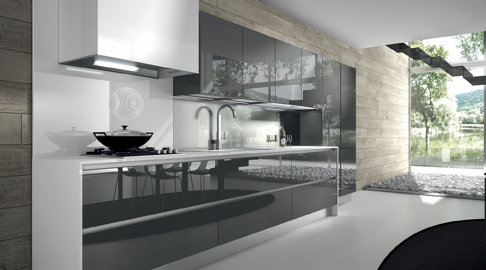 Кухонные фасады из акрила