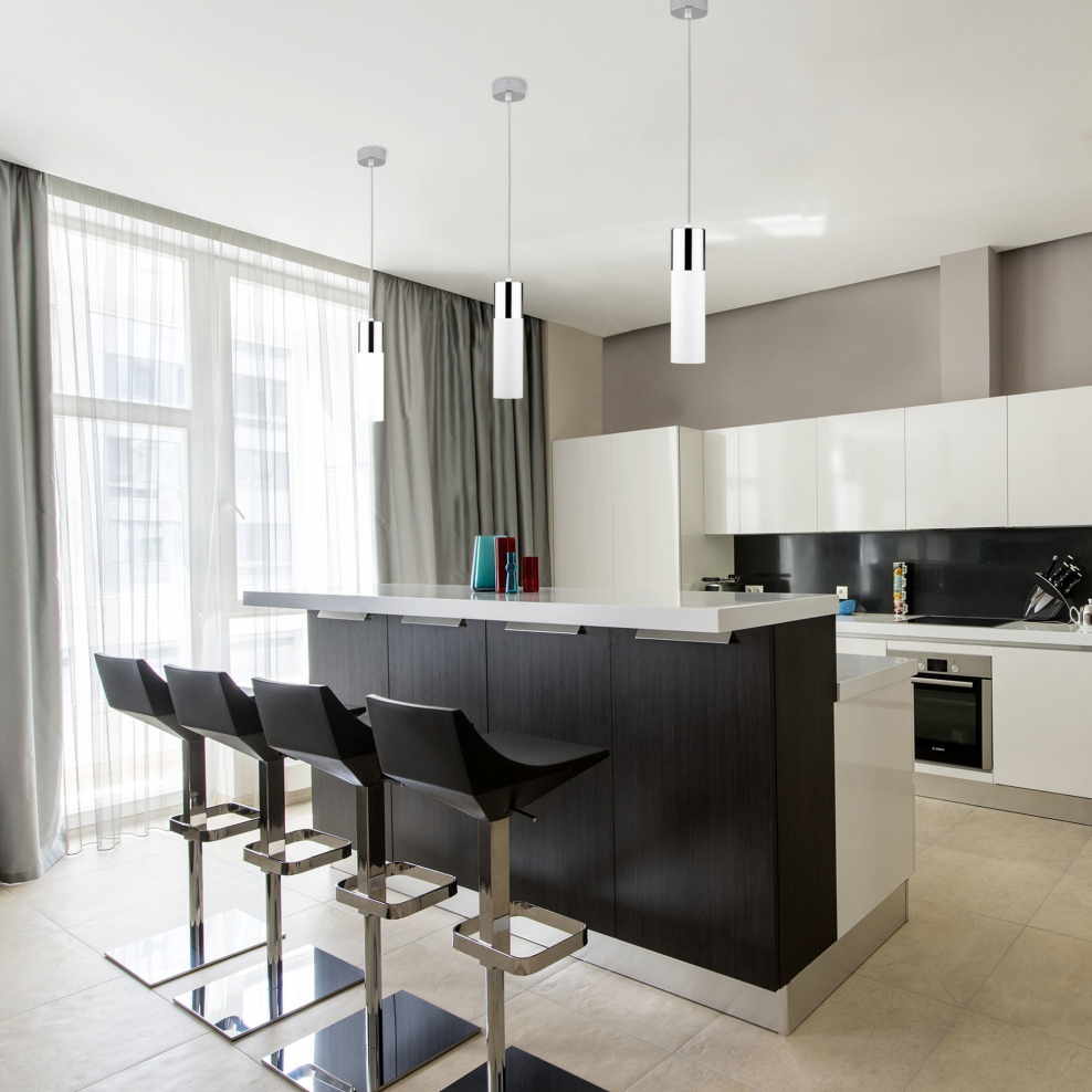 50135/1 Led / подвесной светильник хром/белый