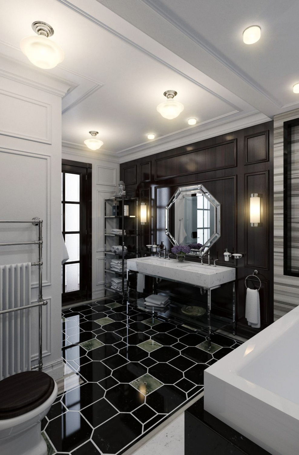 Ванная в американском стиле