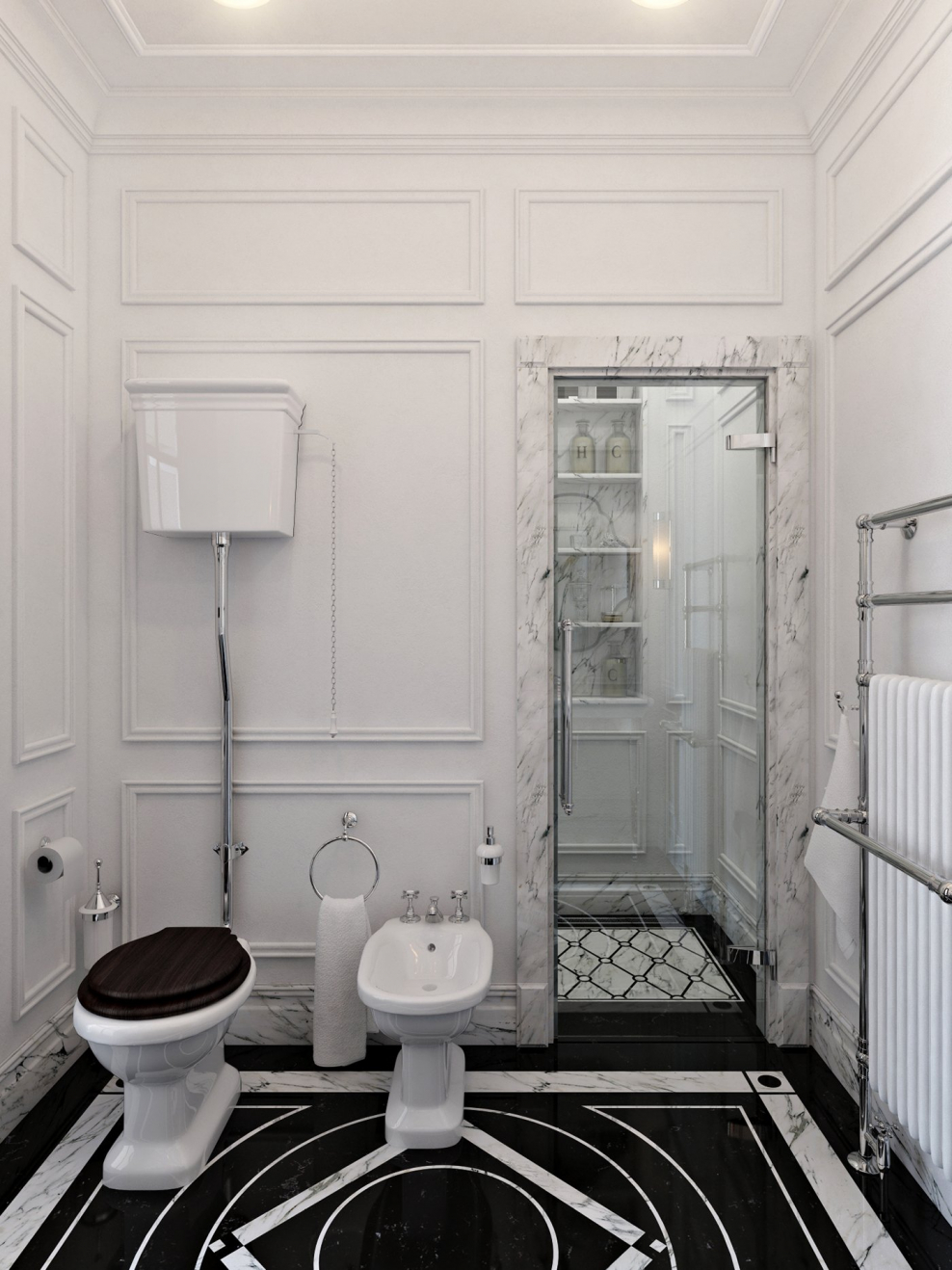 Санузел американская классика