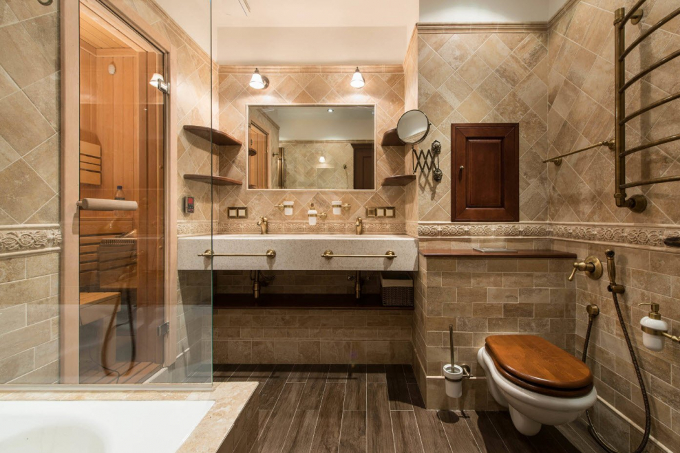 Ванная комната в стиле Неоклассика