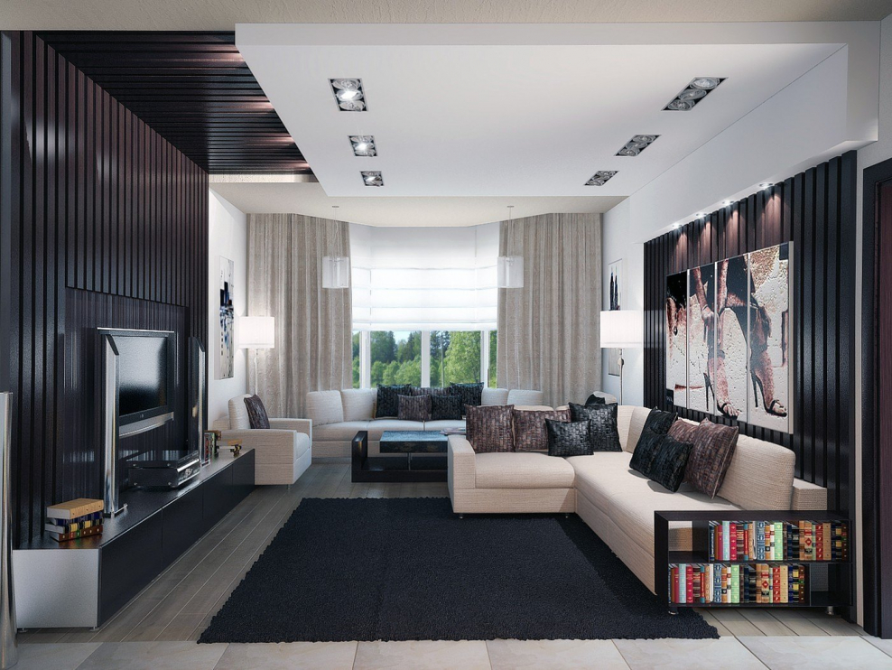 Гостиная в современном стиле