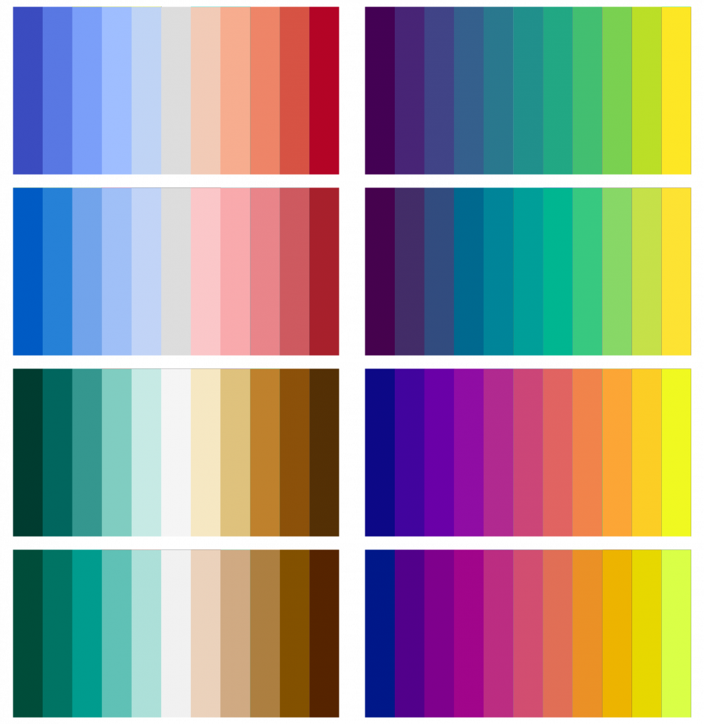 Сочетание ярких цветов