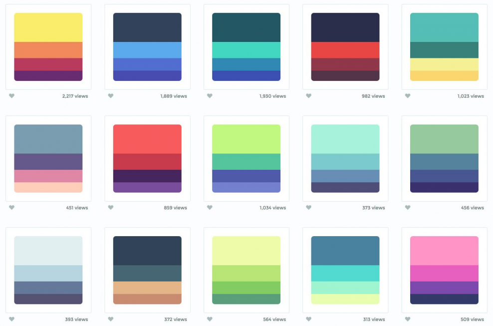 Цветовые Палитры для логотипов